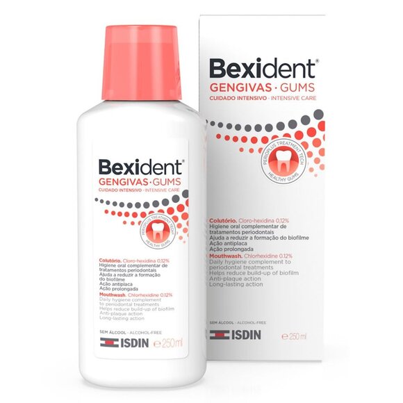 Isdin Bexident Encias Intensive Gum Care Clorhexidina Anti-inflammatory 250ml - Picture 2 of 2